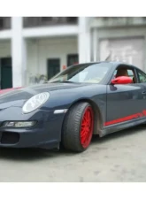 Carbonado CFRP TA Style Side Skirts Porsche 911 997.1 Carrera | S 2005-2008                                     - CF1700TA - Image 6