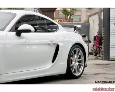 Carbonado Carbonado CFRP TA Style Trunk Spoiler for Porsche 981 Cayman 2012-2016 - CF9317TA.W