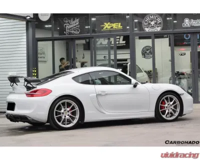 Carbonado Carbonado CFRP TA Style Trunk Spoiler for Porsche 981 Cayman 2012-2016 - CF9317TA.W