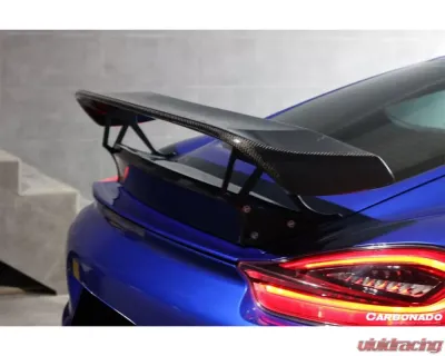 Carbonado Carbonado CFRP TA Style Trunk Spoiler for Porsche 981 Cayman 2012-2016 - CF9317TA.W