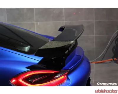 Carbonado Carbonado CFRP TA Style Trunk Spoiler for Porsche 981 Cayman 2012-2016 - CF9317TA.W