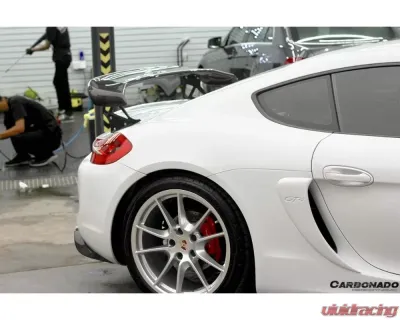 Carbonado Carbonado CFRP TA Style Trunk Spoiler for Porsche 981 Cayman 2012-2016 - CF9317TA.W