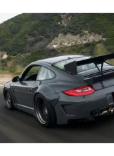 CARBONADO Carbonado CFRP DE Style Trunk Spoiler for Porsche 911 997 Turbo S 2009-2012                                     - CF9318LB-W - Image 5