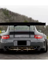 CARBONADO Carbonado CFRP DE Style Trunk Spoiler for Porsche 911 997 Turbo S 2009-2012                                     - CF9318LB-W - Image 8