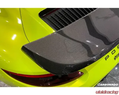 Carbonado CFRP TA Style Trunk Spoiler Porsche 911 991.2 Carrera | S | 4S | GTS 2016-2019 - CF9325TA-W