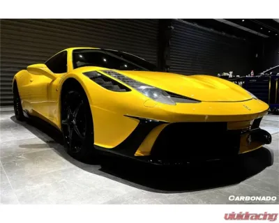 Carbonado Carbonado FRP SP Style Front Bumper for Ferrari 458 Coupe/Spyder 2010-2015 - 9501DMC.FB