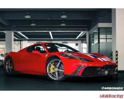 Carbonado Carbonado FRP SP Style Front Bumper for Ferrari 458 Coupe/Spyder 2010-2015 - 9501DMC.FB