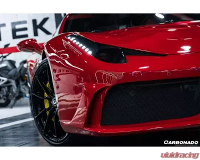 Carbonado Carbonado FRP SP Style Front Bumper for Ferrari 458 Coupe/Spyder 2010-2015 - 9501DMC.FB