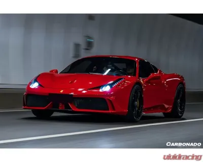 Carbonado Carbonado FRP SP Style Front Bumper for Ferrari 458 Coupe/Spyder 2010-2015 - 9501DMC.FB