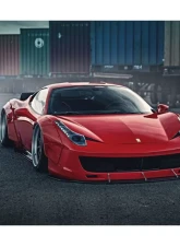 Carbonado Carbonado FRP DE Style Front Bumper with Lip for Ferrari 458 2010-2015                                     - 9501LB-FB - Image 14