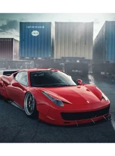 Carbonado Carbonado FRP DE Style Front Bumper with Lip for Ferrari 458 2010-2015                                     - 9501LB-FB - Image 16