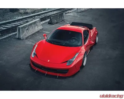 Carbonado Carbonado FRP DE Style Front Bumper with Lip for Ferrari 458 2010-2015 - 9501LB-FB