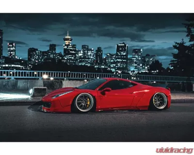 Carbonado Carbonado FRP DE Style Wide Fender for Ferrari 458 Coupe/Spyder 2010-2015 - 9501LB-FF