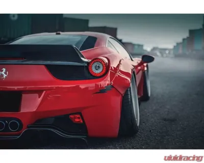 Carbonado CFRP DE Style Rear Diffuser Ferrari 458 Coupe | Spyder 2010-2015 - CF9501LB-RD
