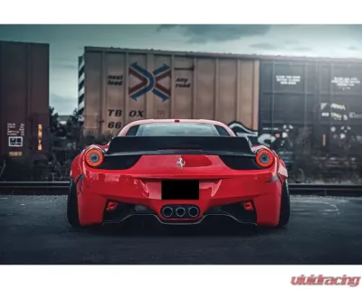 Carbonado CFRP DE Style Rear Diffuser Ferrari 458 Coupe | Spyder 2010-2015 - CF9501LB-RD