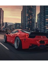 Carbonado CFRP DE Style Rear Diffuser Ferrari 458 Coupe | Spyder 2010-2015                                     - CF9501LB-RD - Image 8