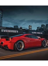 Carbonado CFRP DE Style Rear Diffuser Ferrari 458 Coupe | Spyder 2010-2015                                     - CF9501LB-RD - Image 9