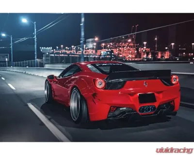 Carbonado CFRP DE Style Rear Diffuser Ferrari 458 Coupe | Spyder 2010-2015 - CF9501LB-RD