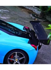 Carbonado CFRP SR Style Trunk Spoiler for Ferrari 458 Coupe/Spyder 2010-2015                                     - CF9501SVR.W - Image 5