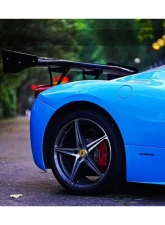 Carbonado CFRP SR Style Trunk Spoiler for Ferrari 458 Coupe/Spyder 2010-2015                                     - CF9501SVR.W - Image 6