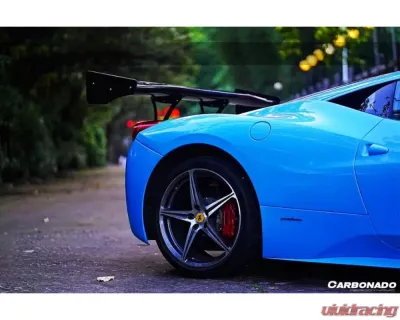 Carbonado CFRP SR Style Trunk Spoiler for Ferrari 458 Coupe/Spyder 2010-2015 - CF9501SVR.W