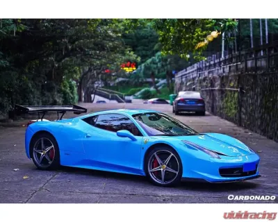 Carbonado CFRP SR Style Trunk Spoiler for Ferrari 458 Coupe/Spyder 2010-2015 - CF9501SVR.W