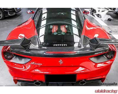 Carbonado Carbonado CFRP MSY Style Trunk Spoiler for Ferrari 488 GTB 2015-2019 - CF9503MSY-W
