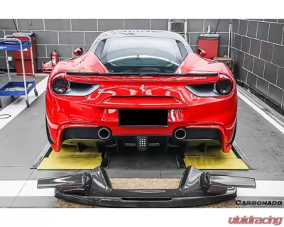 Carbonado Carbonado CFRP MSY Style Trunk Spoiler for Ferrari 488 GTB 2015-2019 - CF9503MSY-W