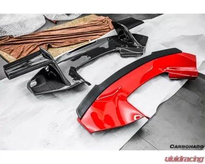 Carbonado Carbonado CFRP MSY Style Trunk Spoiler for Ferrari 488 GTB 2015-2019 - CF9503MSY-W