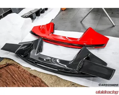 Carbonado Carbonado CFRP MSY Style Trunk Spoiler for Ferrari 488 GTB 2015-2019 - CF9503MSY-W