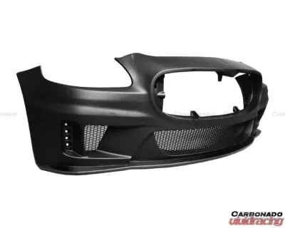 Carbonado Carbonado FRP W Style Front Bumper for Maserati Quattroporte 2005-2008 - 9550WI-FB