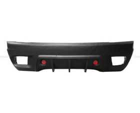 Carbonado FRP W Style Rear Bumper w/ Exhaust Tips Maserati Quattroporte 2005-2008
