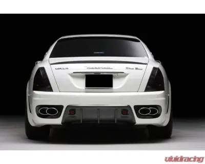 Carbonado FRP W Style Rear Bumper w/ Exhaust Tips Maserati Quattroporte 2005-2008 - 9550WI-RB