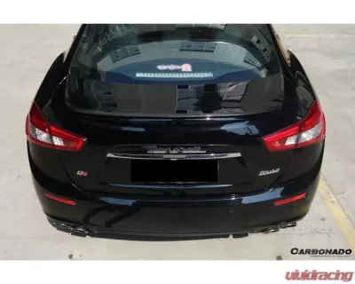 Carbonado FRP W Style Trunk Spoiler Maserati Ghibli S | Q4 M157 2014-2021 - 9552WD.TS