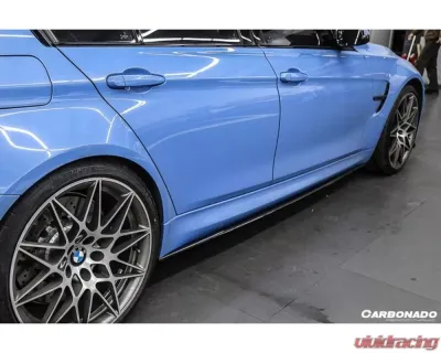 Carbonado CFRP MP Style Side Skirts Under Board BMW M3 F80 | M4 F82 2014-2020 - CF1107MP
