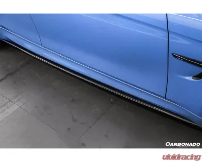 Carbonado CFRP MP Style Side Skirts Under Board BMW M3 F80 | M4 F82 2014-2020 - CF1107MP