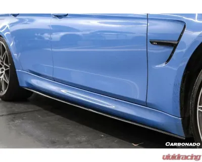 Carbonado CFRP MP Style Side Skirts Under Board BMW M3 F80 | M4 F82 2014-2020 - CF1107MP