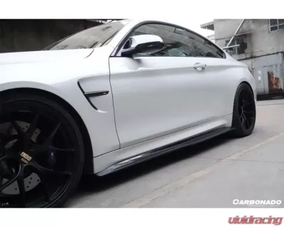 Carbonado CFRP SM Style Side Skirts BMW M4 F82 2014-2020 - CF1107PSM.SS