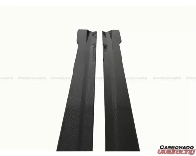 Carbonado CFRP DP Style Side Skirts Under Board Mercedes Benz C63 AMG C Class Coupe W204 2012-2014 - CF1113-2DP