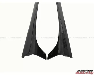 Carbonado CFRP DP Style Side Skirts Under Board Mercedes Benz C63 AMG C Class Coupe W204 2012-2014 - CF1113-2DP