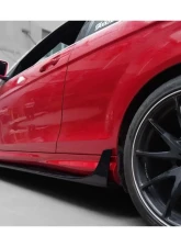Carbonado CFRP DP Style Side Skirts Under Board Mercedes Benz C63 AMG C Class Coupe W204 2012-2014                                     - CF1113-2DP - Image 10