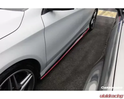 Carbonado CFRP RZS Style Side Skirts Under Board Mercedes Benz CLA Sport | CLA45 AMG W117 2014-2016 - CF1117RZR.SS