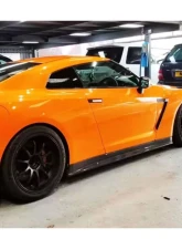 Carbonado CFRP ZEL Style Side Skirts Nissan GTR R35 2008-2016                                     - CF1256ZEL-2 - Image 8