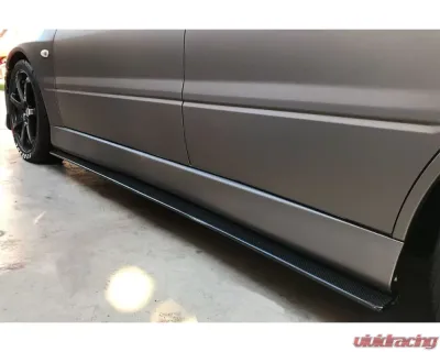 Carbonado CFRP RX Style Side Skirts Mitsubishi Evo 2003-2006 - CF1340RX
