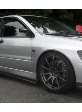 Carbonado CFRP RX Style Side Skirts Mitsubishi Evo 2003-2006                                     - CF1340RX - Image 6