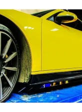 Carbonado CFRP VRS Style Side Skirts Porsche 911 991.1 Carrera | S 2012-2015                                     - CF1706VRS - Image 12