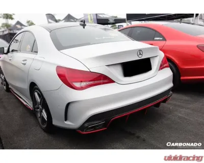 Carbonado CFRP RZS Style Rear Diffuser Mercedes Benz CLA Sport | CLA45 AMG W117 2014-2016 - CF3201RZR.RD