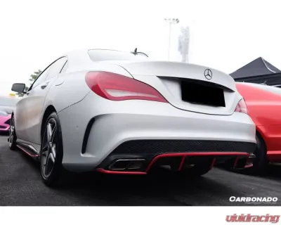 Carbonado CFRP RZS Style Rear Diffuser Mercedes Benz CLA Sport | CLA45 AMG W117 2014-2016 - CF3201RZR.RD