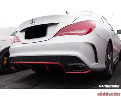 Carbonado CFRP RZS Style Rear Diffuser Mercedes Benz CLA Sport | CLA45 AMG W117 2014-2016 - CF3201RZR.RD