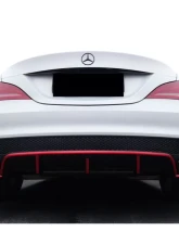 Carbonado CFRP RZS Style Rear Diffuser Mercedes Benz CLA Sport | CLA45 AMG W117 2014-2016                                     - CF3201RZR.RD - Image 6